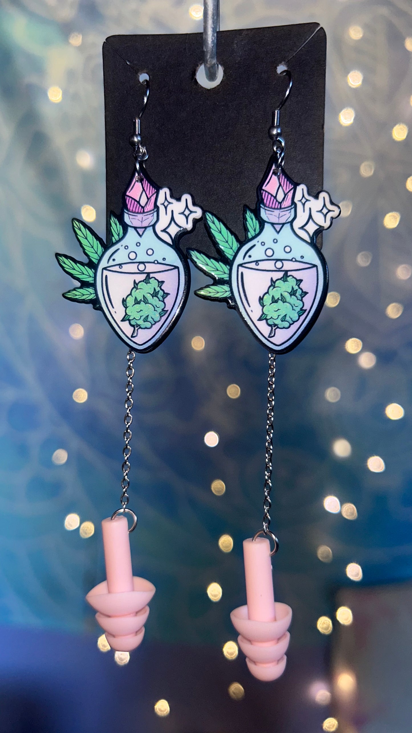 Bud Jar Earplug Earrings π