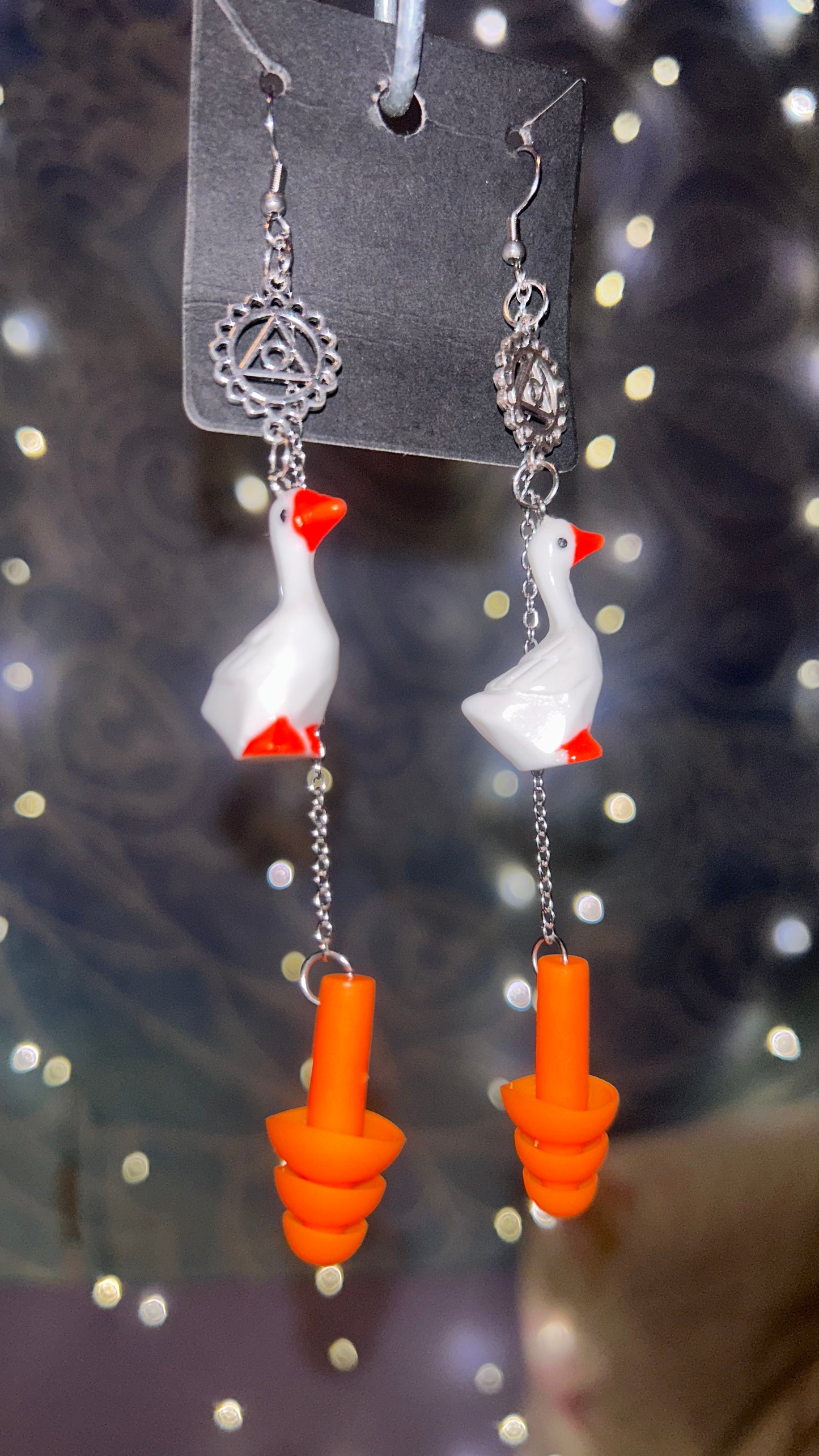 Silly Goose Earplug Earrings 🪿