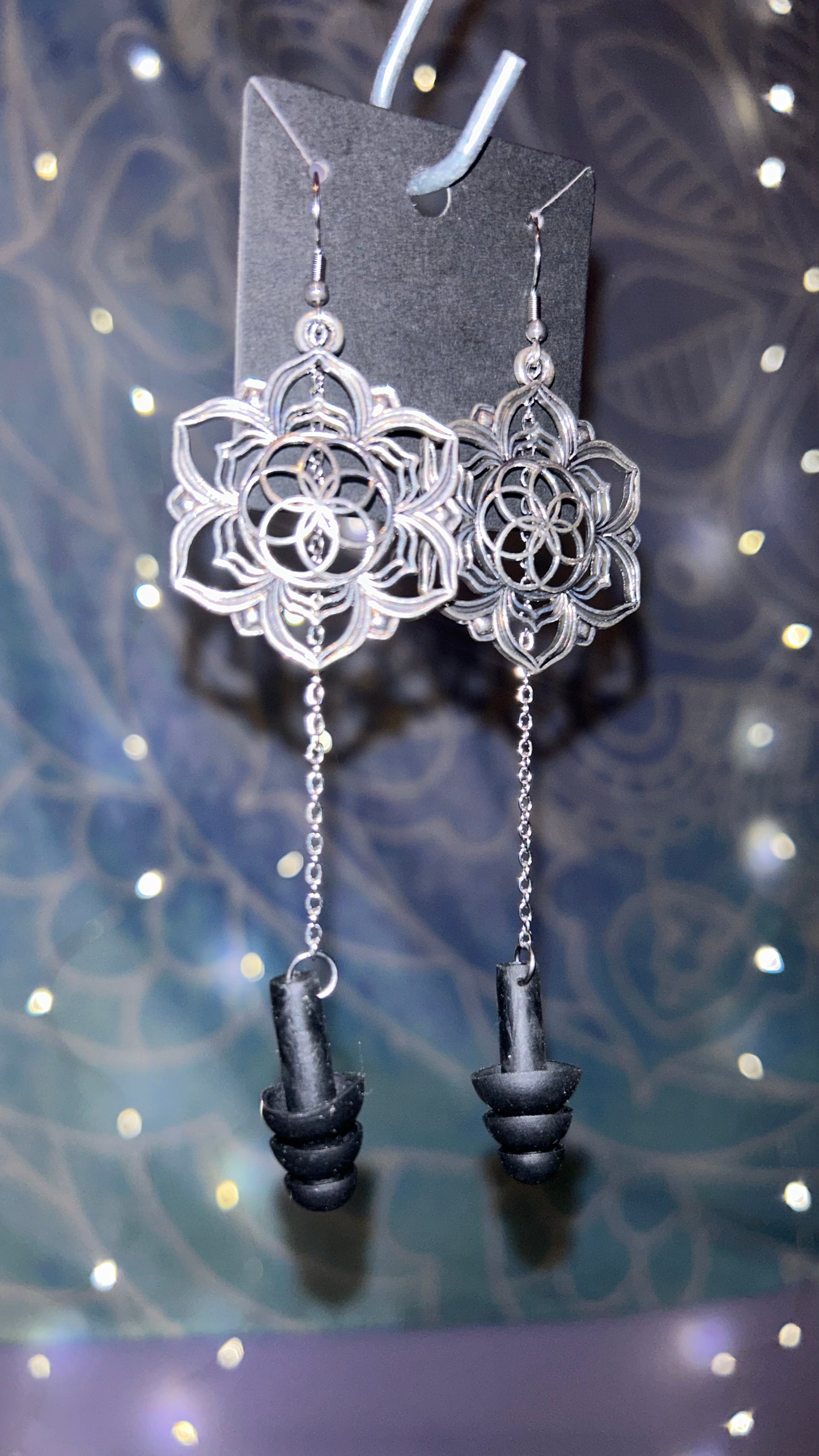 Flower Earplug Earrings π€β¨