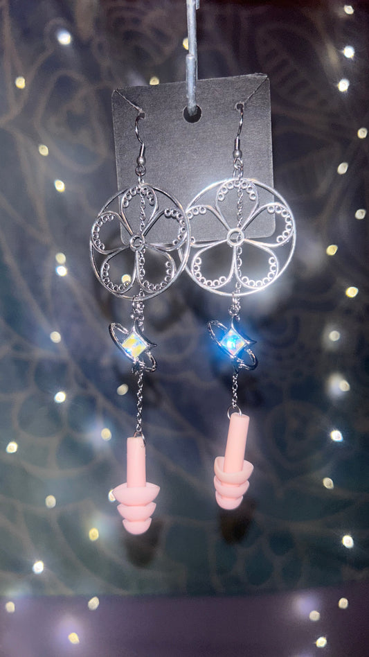 Flower Earplug Earrings ✨