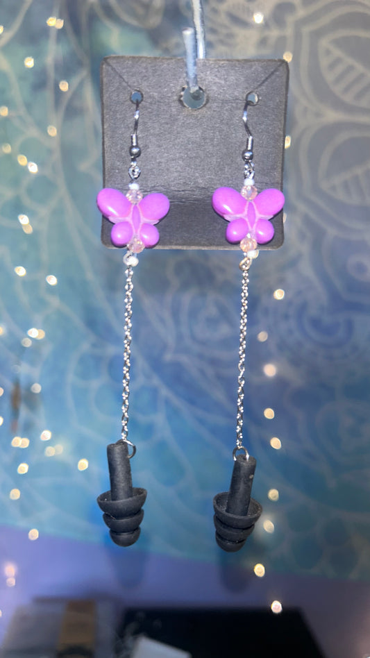 Butterfly Earplug Earrings 🦋