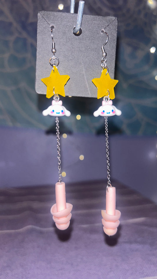Cinnamon Roll Earplug Earrings ⭐️